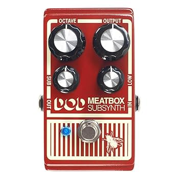 【DOD Meatbox Subsynth】復刻版 Amazon.com: DOD Sub-Synth Pedal - Reissue Blue : Musical